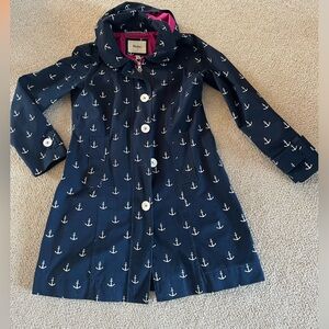 Hatley fuschia lined cotton rain coat